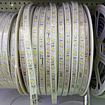 Изображение: Светодиодная лента SMD 5630 96 (2 led) IP67 220В синий/тепло-белый