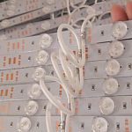 Изображение: Светодиодная линейка с линзами IP65 3030 12led 12Вт 12v 6500K 95см