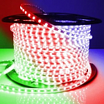 Изображение: Светодиодная лента SMD 5050 RGB 60 led IP67 220В разноцветная