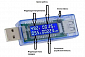Дополнительное изображение: Тестер USB зарядки и емкости аккумулятора Keweisi LX-ACB